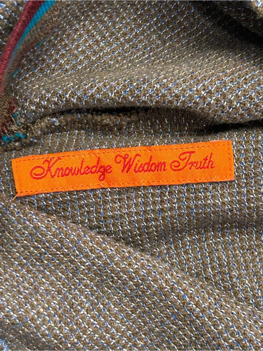 Robert Graham Men's Long-Sleeve‎ Waffle Knit Qtr Button Sweater XL Paisley Liner